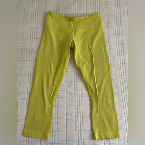 Lululemon Yellow Leggings - Picture 4 of 4